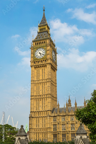 Big Ben clock tower in London