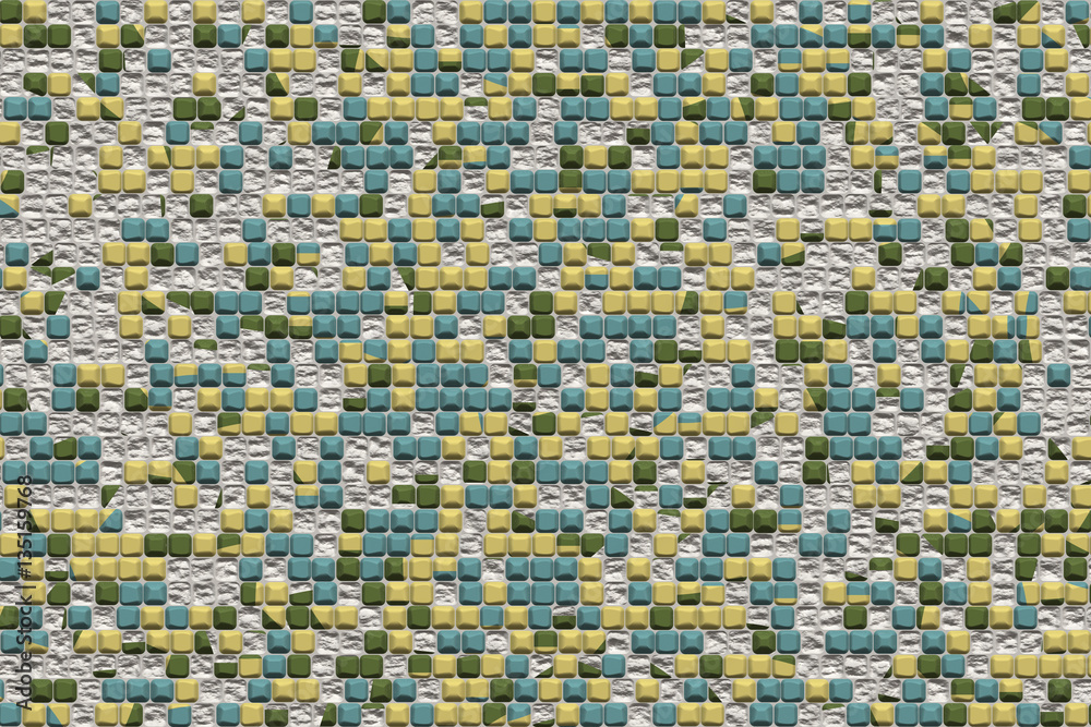 Decaying mosaic pattern Decaying mosaic pattern