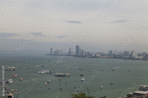 View of the city from above
