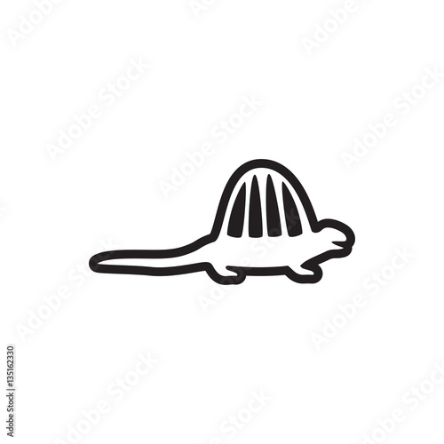 dinosaur icon illustration