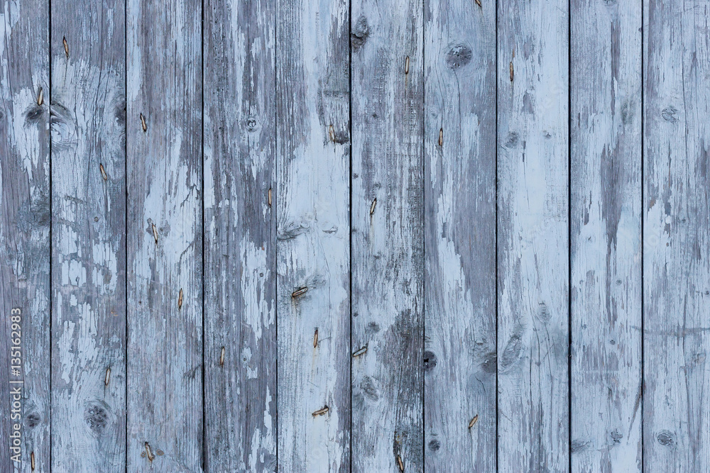 Old painted wood wall - texture or background