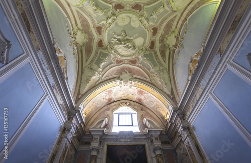 interiors and details of Pisa charterhouse, Pisa, Italy