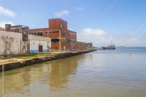 Abandoned warehouses in Sao Jose do Norte