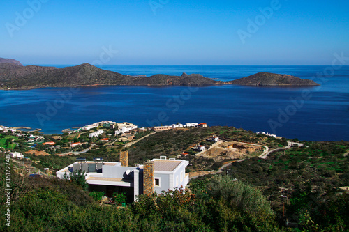 Panoramic sea view, Elounda, Crete