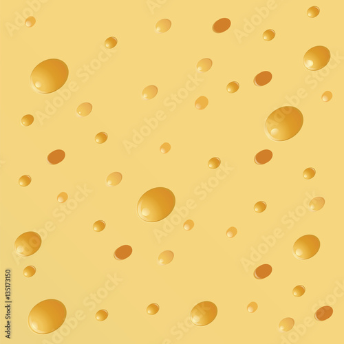 cheese yellow background realistic vector illustration art creative