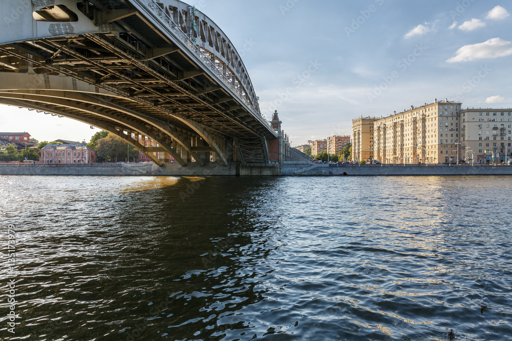 Naklejka premium Андреевский мост. Вид с набережной