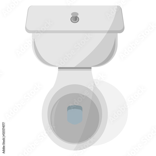 Toilet bowl isolated