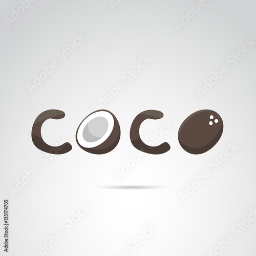 Coco sign vector art.