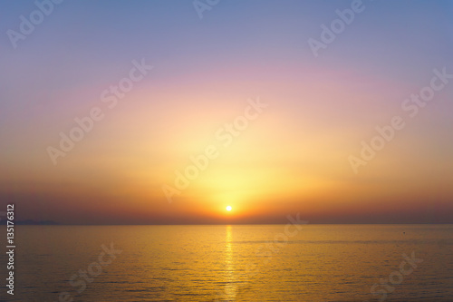sunset on the sea © mimadeo