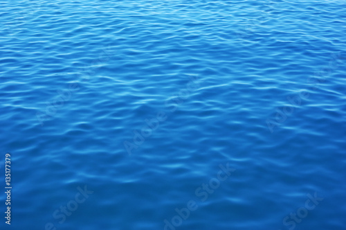 Blue sea water background