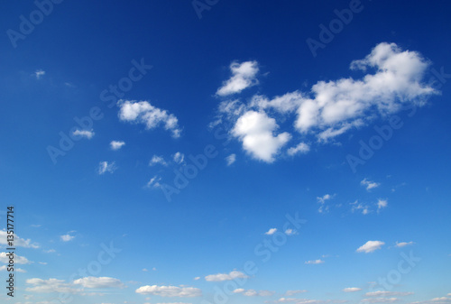 blue sky and clouds