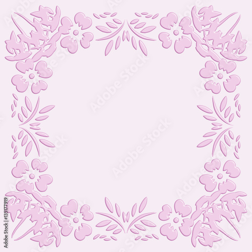 Greeting card. Invitation card. Template