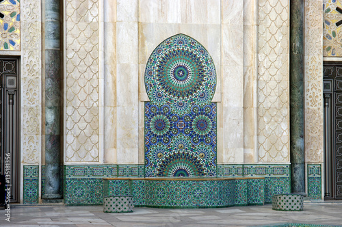 Fontaine de la mosquée Hassan II