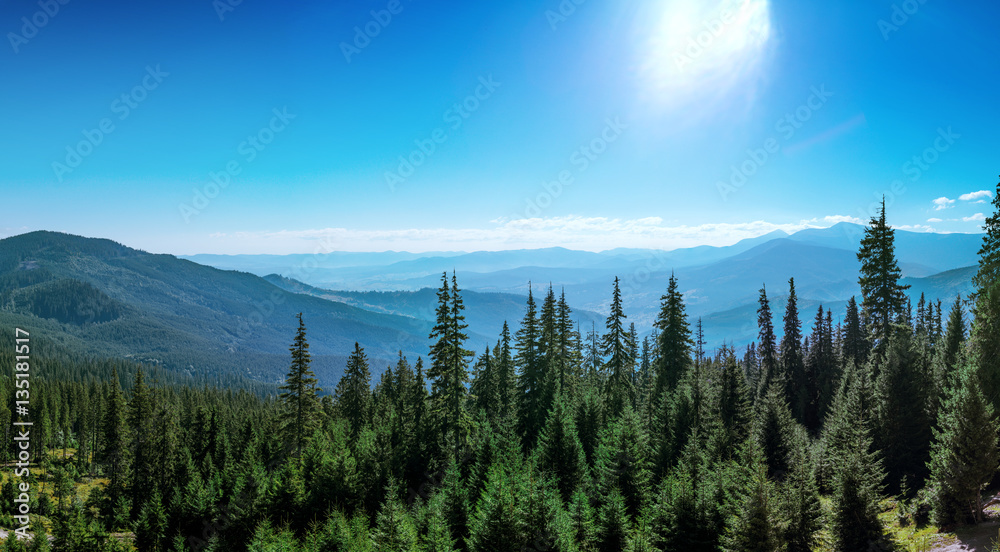 Mountain view Menchul from Drahobrat . Mountain view Menchul from Drahobrat .