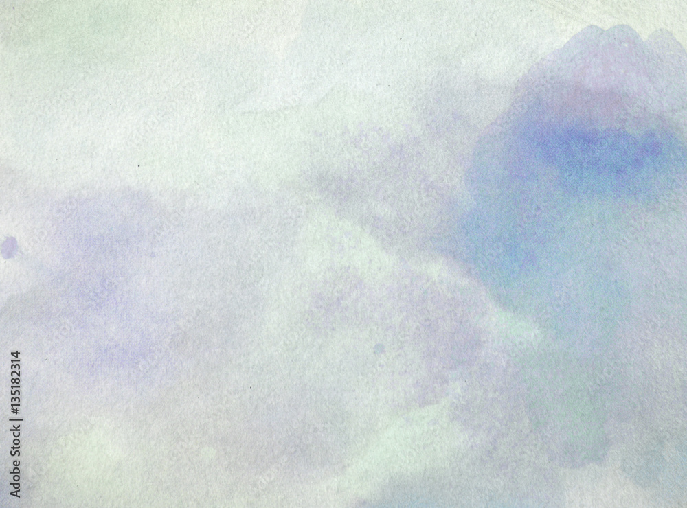 Fototapeta premium hand drawn watercolor background on paper