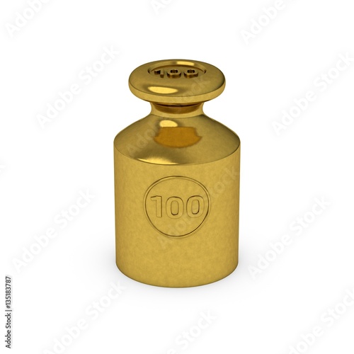 Metalic calibration weight....