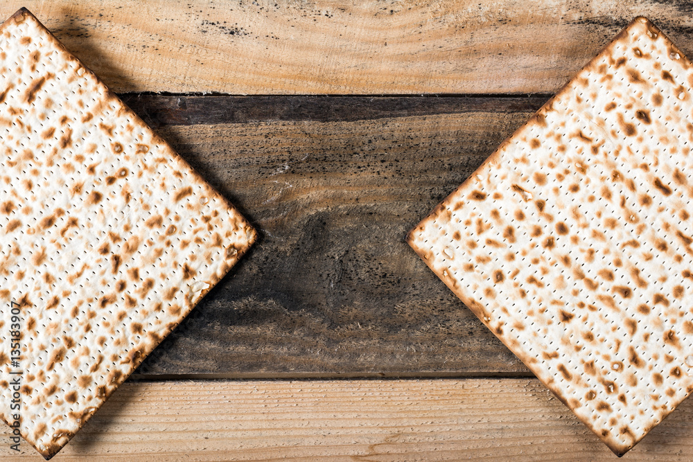 Fototapeta premium Jewish matza on Passover