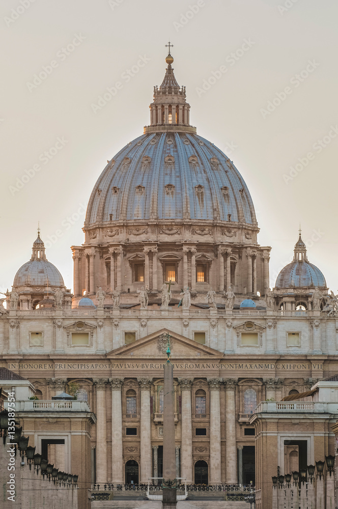 Saint Peter's Basilica in Vatican City, Italy