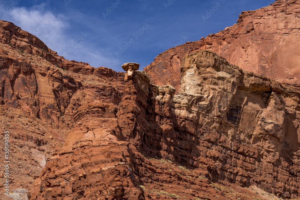 Utah Highway 95 rock formations