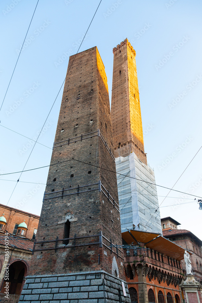 Two Towers (Asinelli and Garisenda) in Bologna