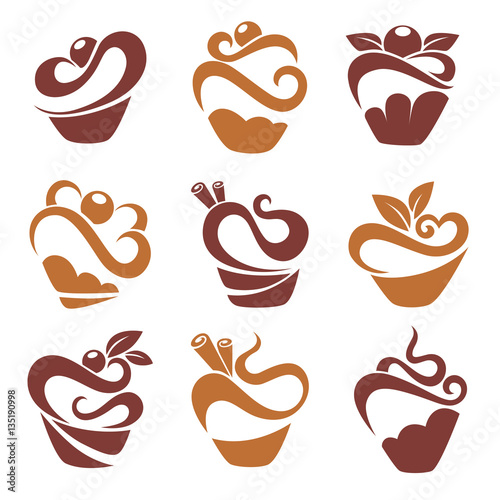 simple cakes and muffins images for your logo