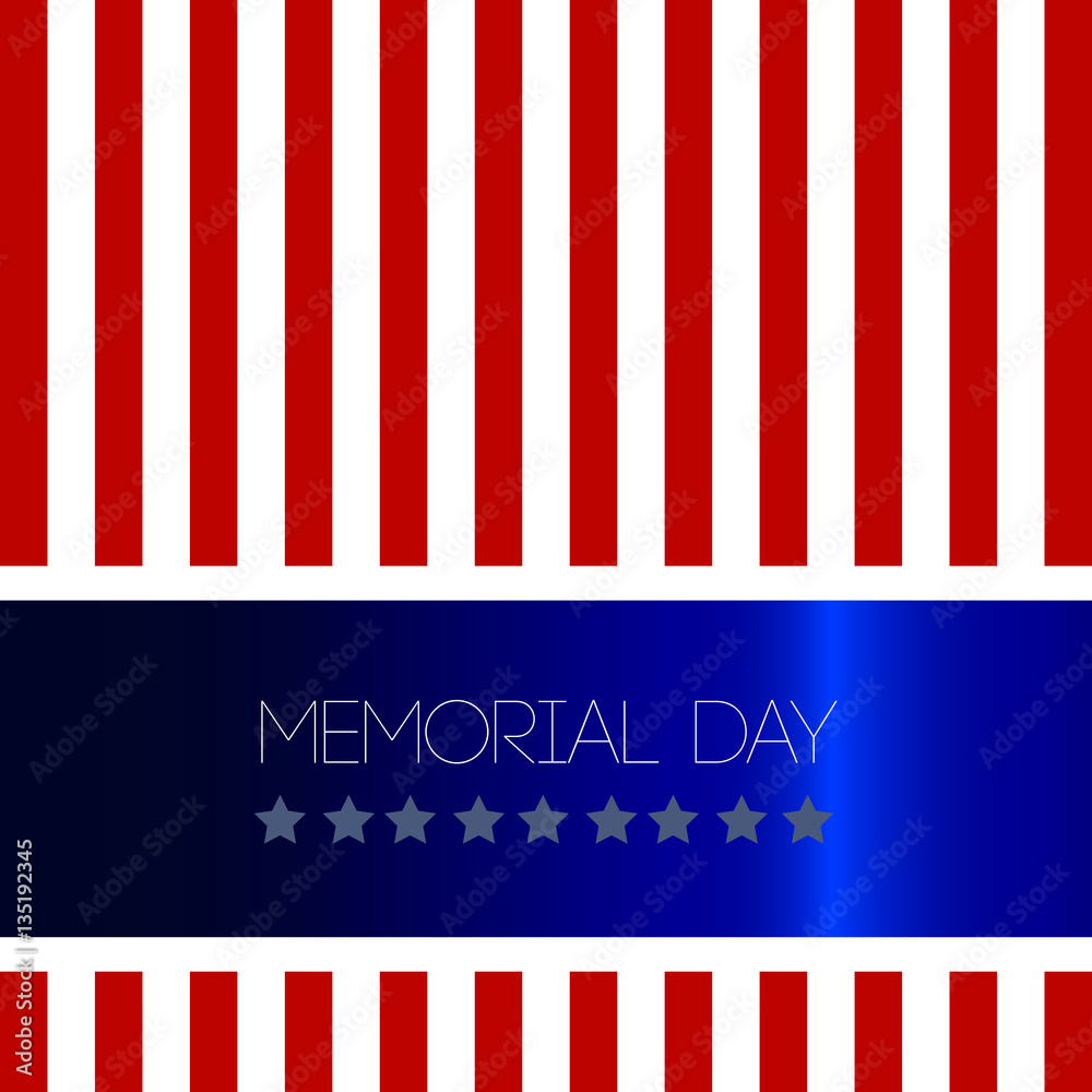 Memorial day illustration Memorial day illustration
