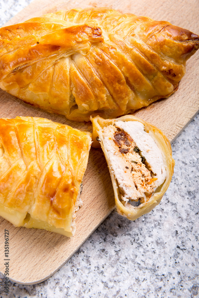 Chicken breast in french pastry Chicken breast in french pastry