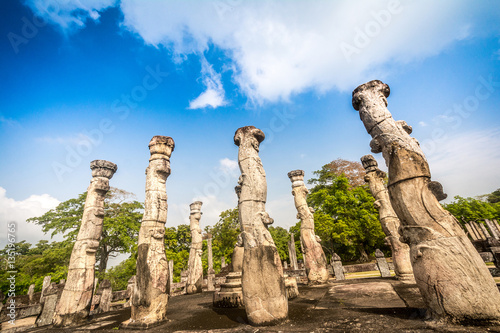 The polonnaruwa watadagaya ancient ruins in Sri Lanka photo