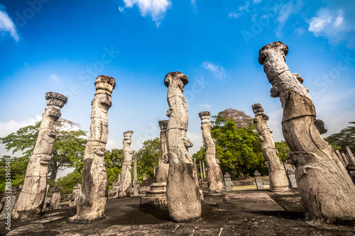 The polonnaruwa watadagaya ancient ruins in Sri Lanka photo