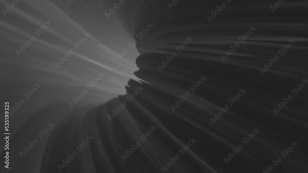 Travel back in time, intergalactic, dark tunnel, modern style, high tech, engine speed of light. The animation is looped 