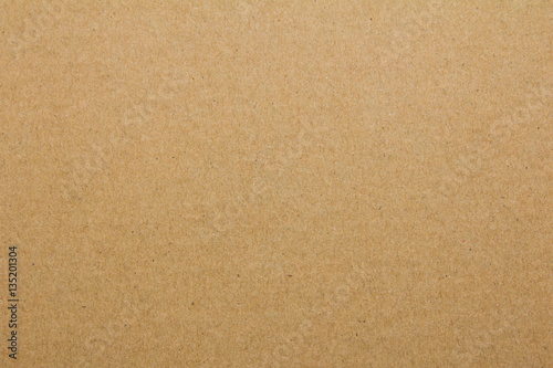 Closed up of brown cardboard paper background