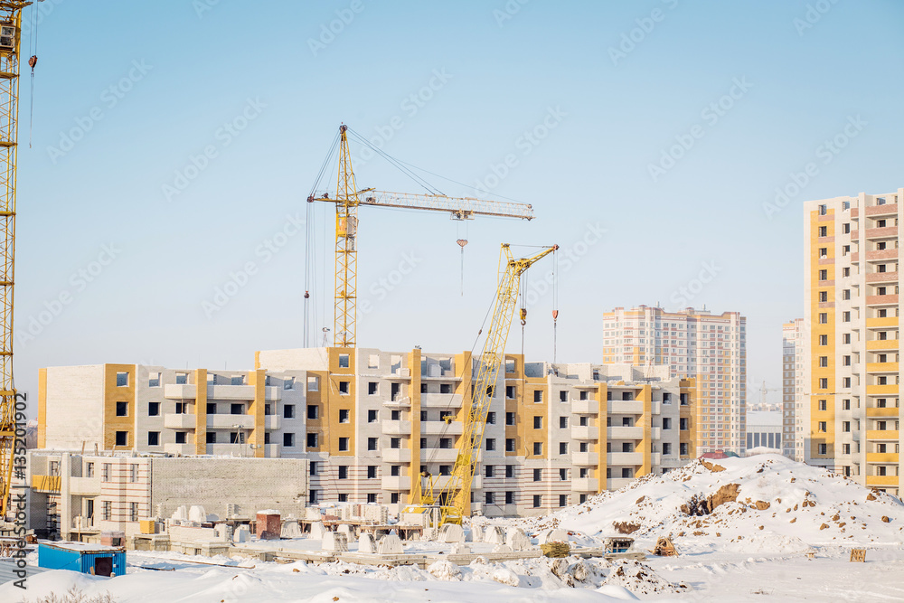 construction of new residential buildings. .