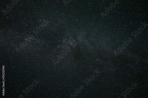 Night starry sky with the constellation of the milky way
