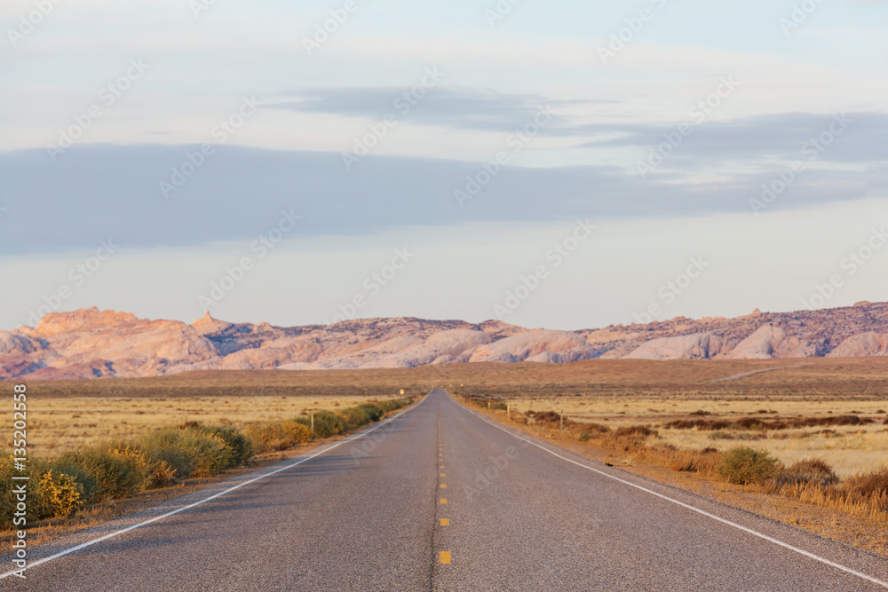 Road in prairie Road in prairie