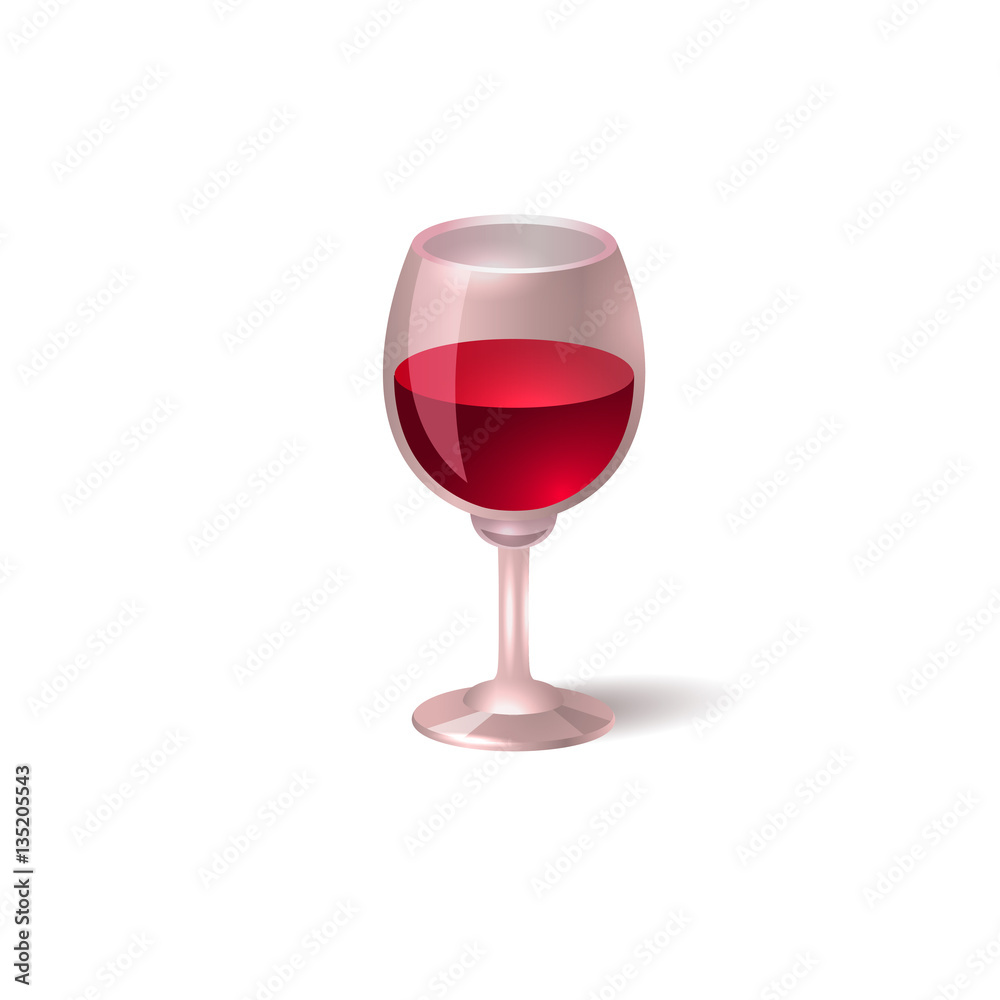 wineglass icon. Goblet symbol. Isolated Vector illustration. wineglass icon. Goblet symbol. Isolated Vector illustration.