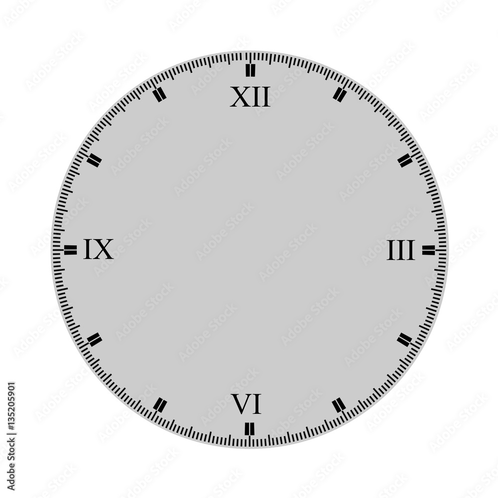 clock face blank isolated on white clock face blank isolated on white