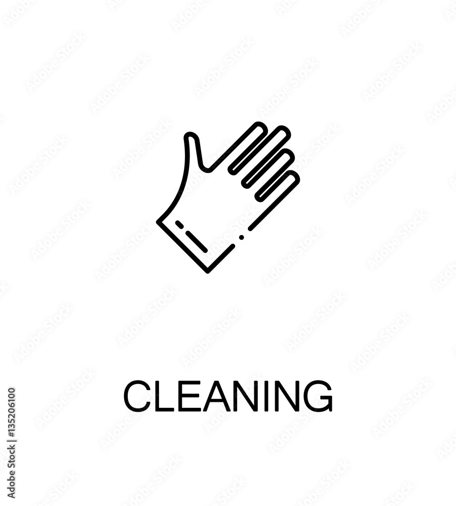 Cleaning flat icon