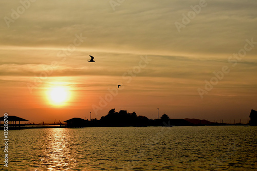 Sunset at sea © bchancha