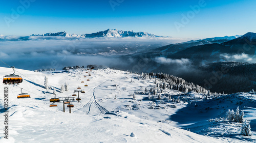 skislope in wagrain