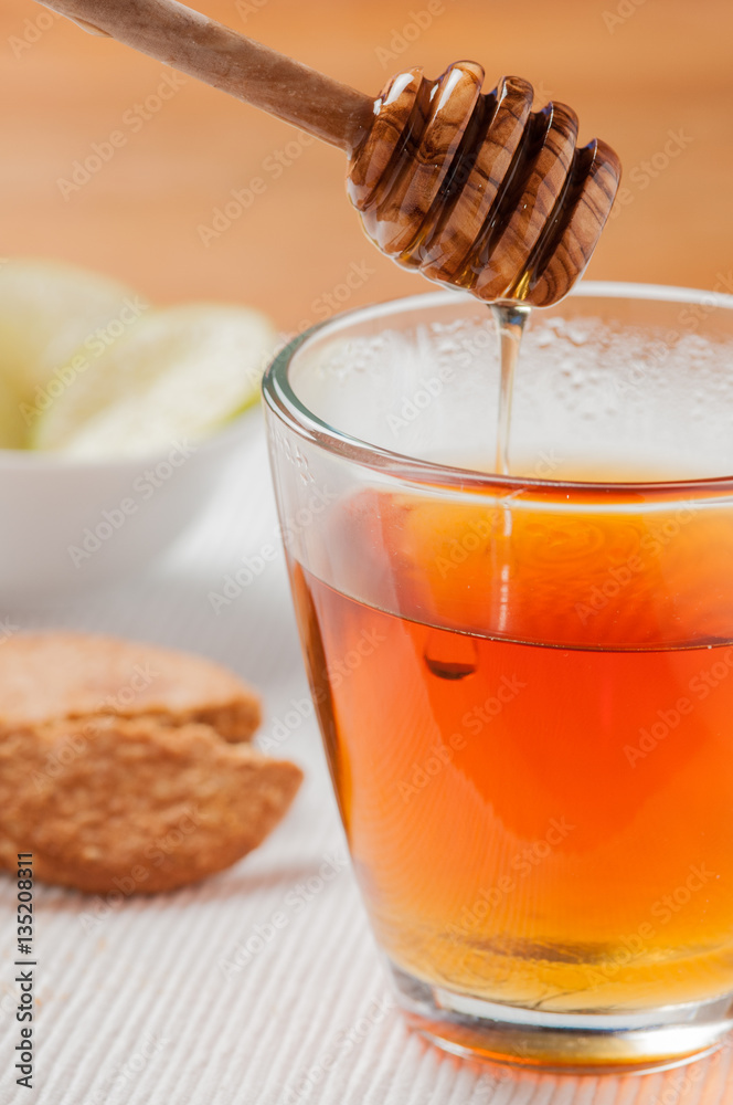 tea with honey and lemon tea with honey and lemon