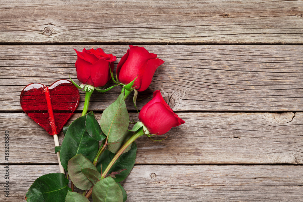 Valentines day greeting card