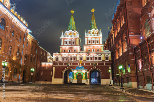 Gate Church on the Red Square. Russia