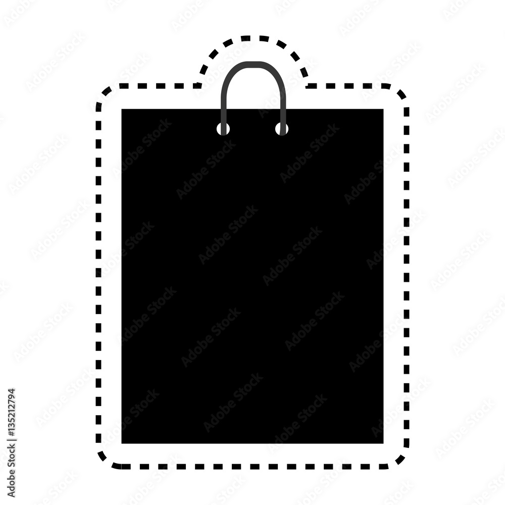 shopping bag paper icon vector illustration design shopping bag paper icon vector illustration design