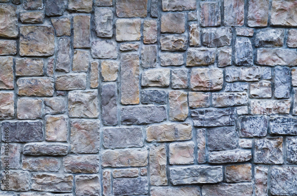 Obraz premium Stone wall closeup