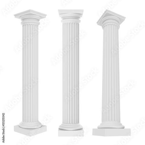 Obraz na płótnie Classic Columns Isolated