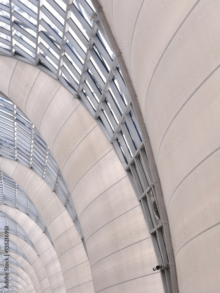 Obraz premium Building architecture modern roof.