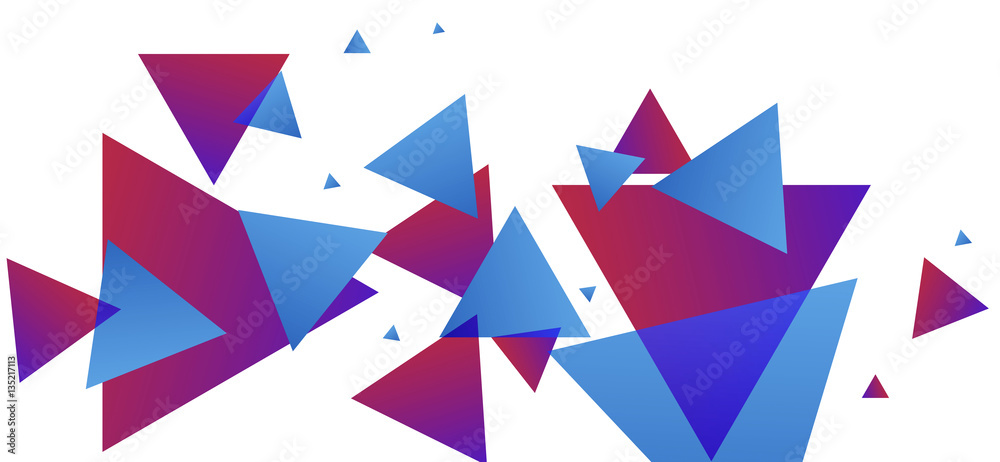sfondo, vettoriale, grafica, triangoli,