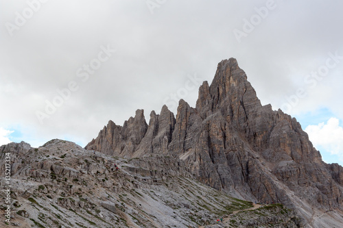 Mountain Paternkofel in Sexten Dolomites  South Tyrol  Italy