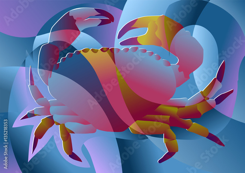 abstract crab