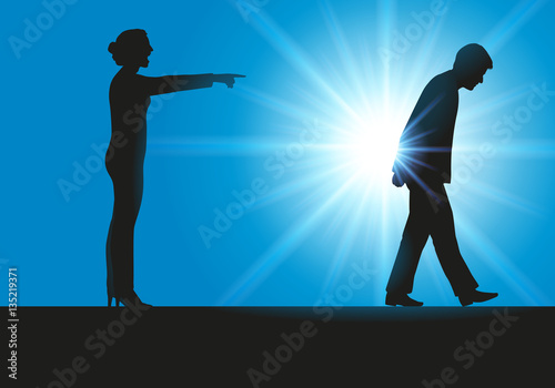 couple - renvoyer - adultère - divorce - séparation